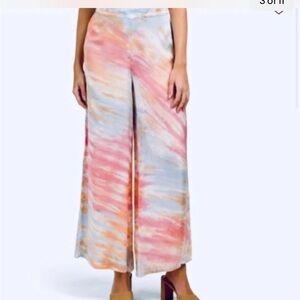 Young Fabulous & Broke Aiko Tie Dye Pants Medium Viscose Rayon